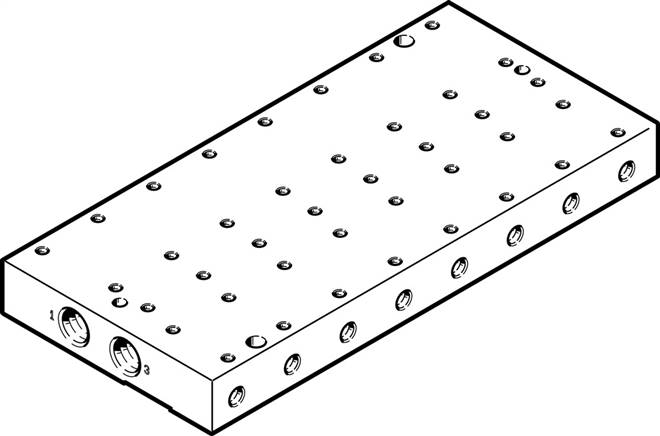 FESTO VABM-P7-18M-G18-M5-8 (8076390) Anschlussleiste