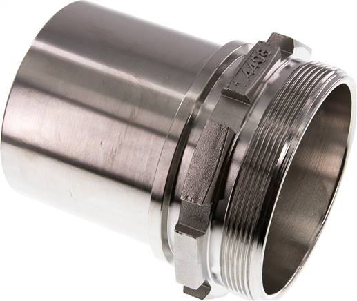 Gewindetülle, EN14420-5 G 4"-100 (4")mm, 1.4408