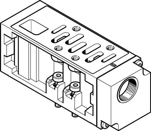 FESTO VABF-S1-2-P1A3-G12 (555785) Vertikal-Versorgungsplatte