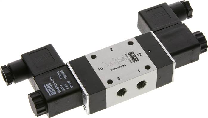 3/2-Wege Magnetimpulsventil, G 1/8", 24 V=, NW6