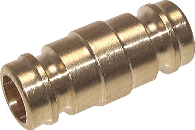 Temperierkupplungsverbinder 13mm Zapfen - 13mm Zapfen, Edelstahl