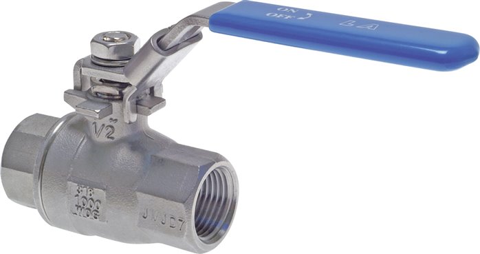 Edelstahl-Kugelhahn, leicht, NPT 3", 0 bis 40bar