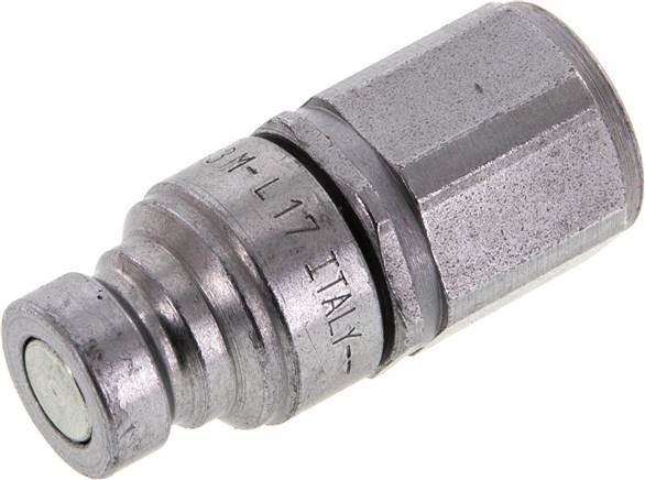 Flat-Face-Kupplung ISO 16028, Stecker Baugr. 1, G 1/4"(IG)