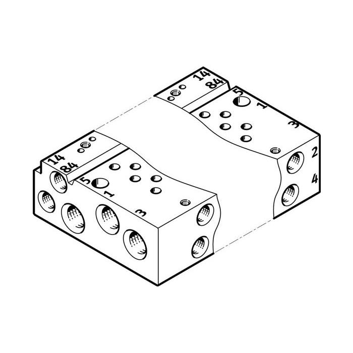 FESTO VABM-L1-10AW-M7-14 (566556) Anschlussleiste
