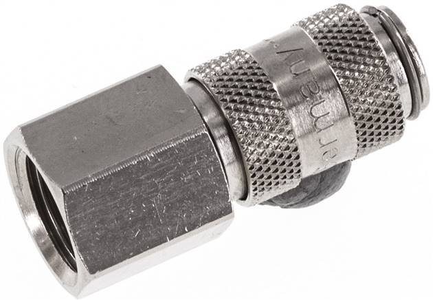 Schnellkupplung (NW2,7) G 1/8"(IG), Messing vernickelt