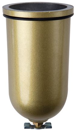 Metallbehälter ohne Sichtrohr f. Feinfilter, Standard 1
