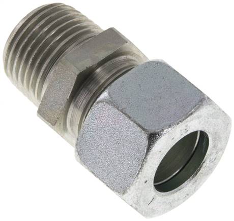 Gerade Schneidringverschr. R 1/2"-15 L (M22x1,5), Stahl verzinkt