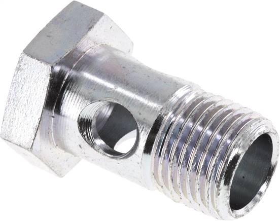 Hohlschraube 1-fach, M 26 x 1,5, Stahl verzinkt