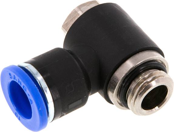 Winkel-Steckanschluss G 1/4"-10mm, IQS-Standard, während der Montage positionierbar