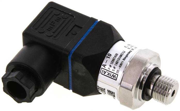 Druckmessumformer 0 bis 25 bar (0,5% BFSL), G 1/4" AG, 4-20mA, Edelstahl