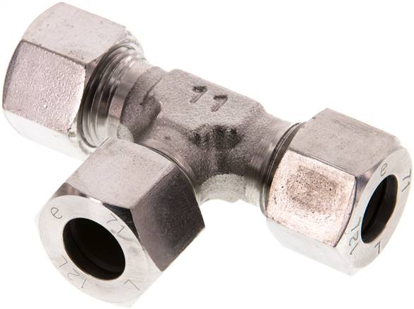 T-Schneidringverschraubung 12 L (M18x1,5), 1.4571
