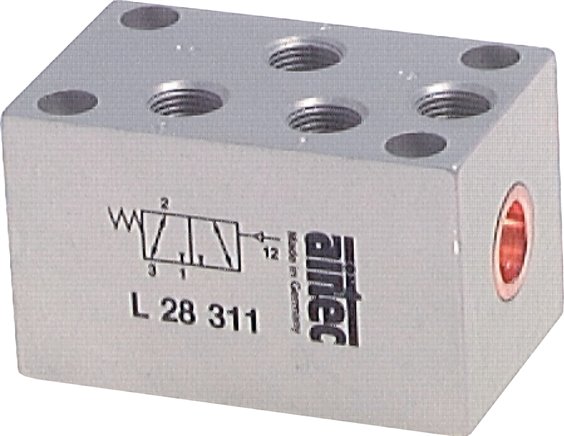 3/2-Wege Pneumatikventil mit Feder, M 5