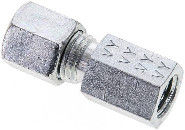 Aufschraub-Schneidringverschr. M 12x1,5-6 S (M14x1,5), Stahl verzinkt