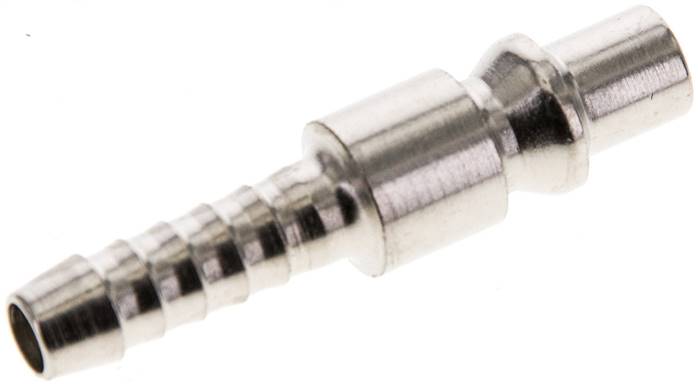 Kupplungsstecker (ARO/ORION) 6 (1/4")mm Schlauch, Stahl gehärtet & vernickelt, NW 5,5