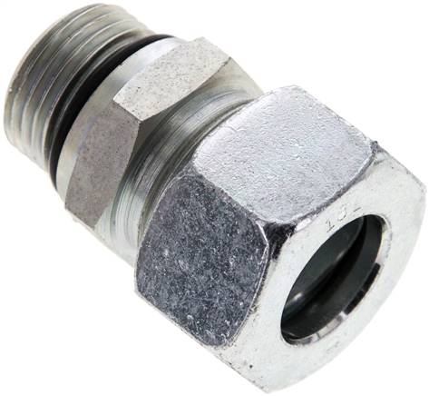 Gerade Schneidringverschr. UNF 7/8"-14-18 L (M26x1,5), Stahl verzinkt