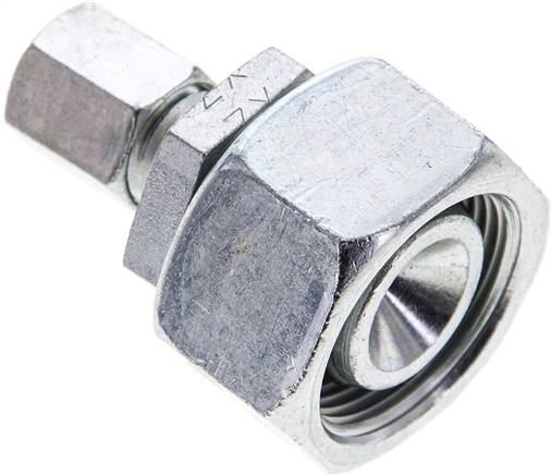 Reduziereinsatz 18 L-6 L (M12x1,5), Stahl verzinkt, mit Dichtkegel und O-Ring