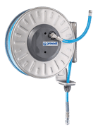 Prevost Schlauchaufroller 25 m für Wasser, Edelstahl, Gummischlauch DLOI1625LS