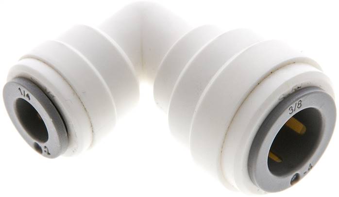 Winkel-Steckanschluss 3/8" (9,52 mm)-1/4" (6,35 mm), IQS-LE (EPDM-Dichtung)