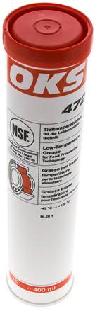 OKS 472 - Tieftemperaturfett (NSF H1), 400 ml Kartusche