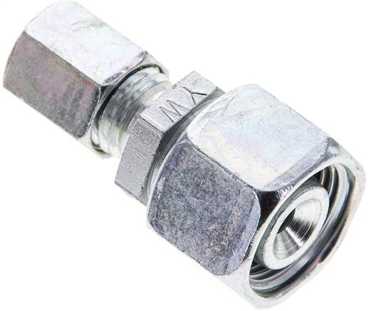Reduziereinsatz 12 L-6 L (M12x1,5), Stahl verzinkt, mit Dichtkegel und O-Ring