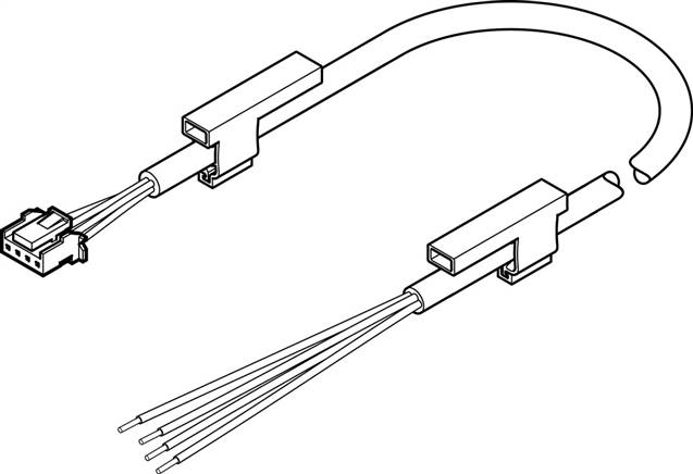 FESTO NEBS-L1G4-K-2.5-LE4 (572576) Verbindungsleitung
