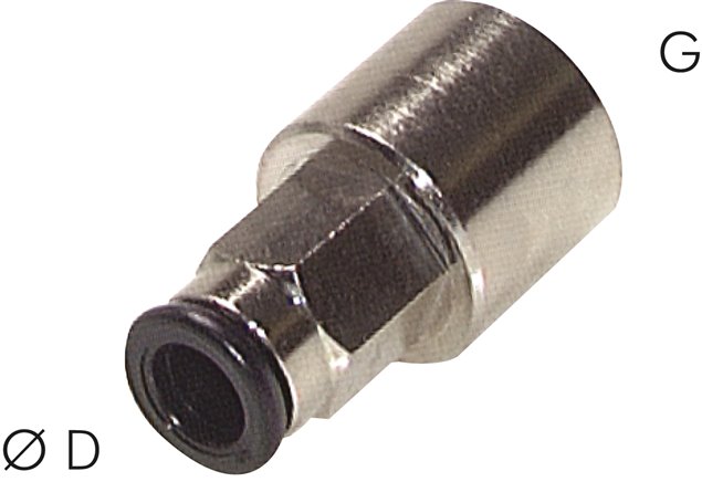 Steckanschluss m. Innengew. G 1/4"-4mm, Baureihe Topline