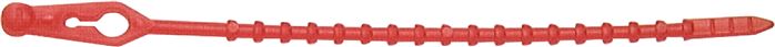Lösbarer Kabelbinder, 140mm, 1 Befestigungsauge, natur
