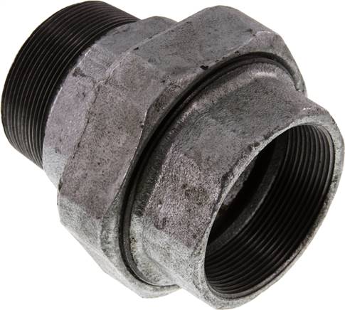 Verschraubung kon. dichtend, Rp 2-1/2"/R 2-1/2" (IG/AG)