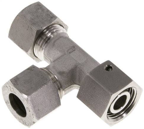 Einstellb. L-Schneidringverschraubung 12 L (M18x1,5), 1.4571, mit Dichtkegel und O-Ring