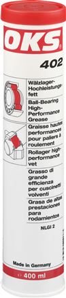 OKS 402 - Wälzlager-Hochleistungsfett, 400 ml Kartusche