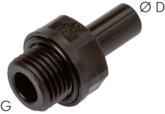 Einschraubtülle G 1/4"-8mm Stecknippel, IQS-FDA