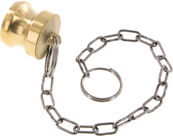 Kamlock-Verschlussstecker (DP) 1", Messing