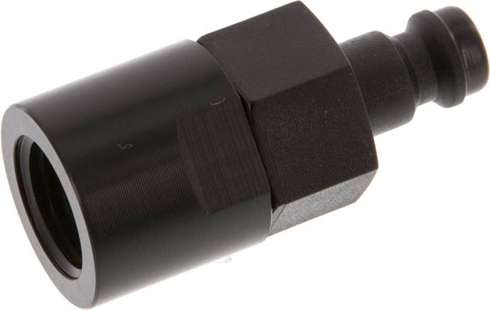 Kupplungsstecker (NW5) G 1/4", POM (IG), beidseitig absperrend