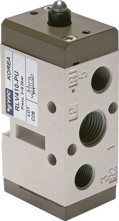 5/2-Wege Endschalter mit Nocke, G 1/4" (Abluft G 1/8")