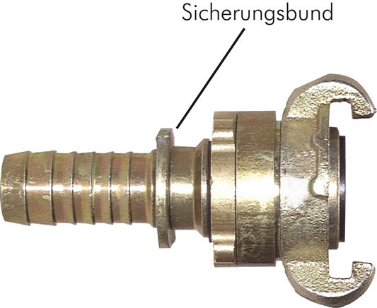 Sicherheits-Kompressorkuppl. 13 (1/2") mm Schlauch, S-Bund