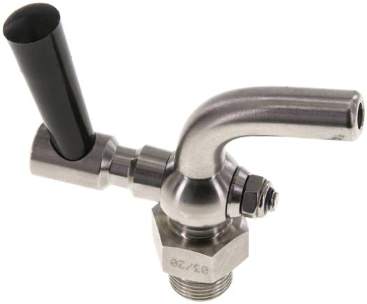 Edelstahl-Ablasshahn G 3/8", PN 6