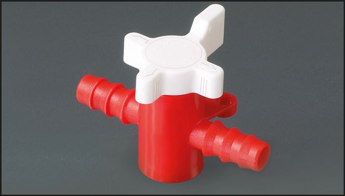 Labor-Schlauchhahn (PE/PP), 9 (3/8") mm
