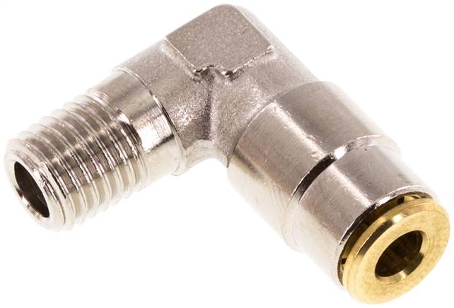Hochdruck-L-Steckverschraub. M 8x1 (konisch)-4mm (fix)