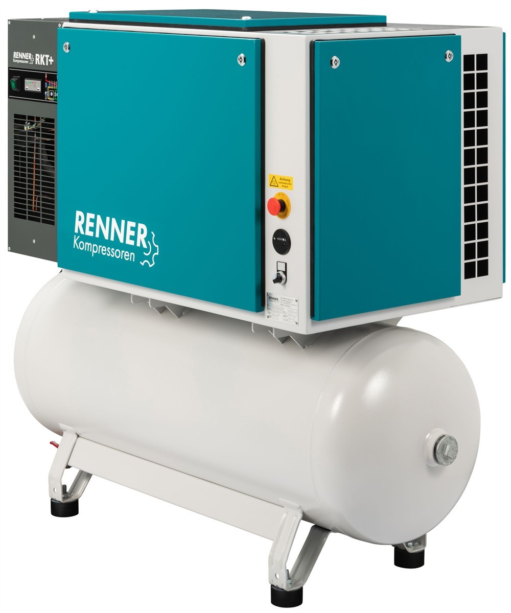RENNER RIKO 700/270 ECN-S-KT Industrie-Kolbenkompressor 10 bar mit Kältetrockner und Schalldämmbox