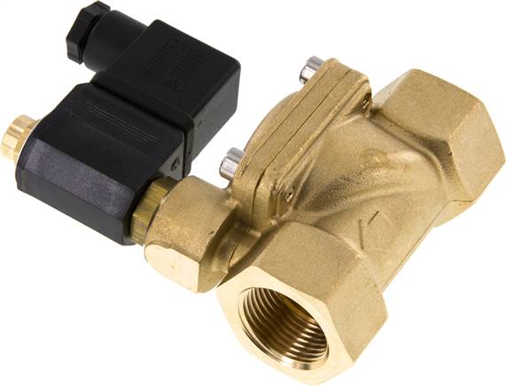 2/2-Wege Magnetventil G 3/4" stromlos geöffnet (NO),NBR 24V=