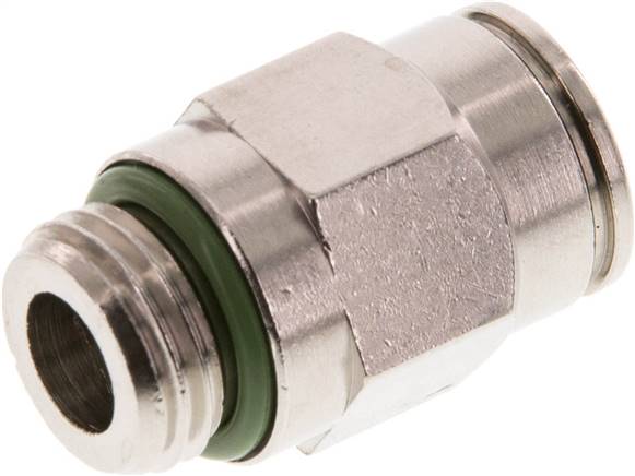 Gerader Steckanschluss G 1/4"-10mm, IQS-MSV (Hochtemperatur), Dichtung FKM