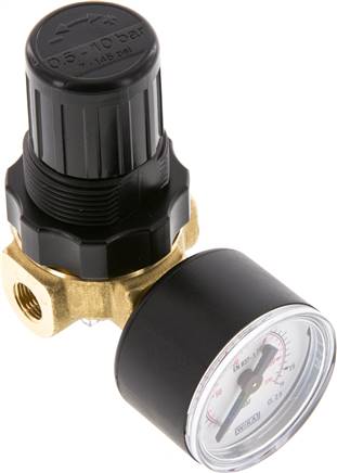 Mini-Druckregler G 1/8", 0,1 - 3 bar, nicht rücksteuerbar