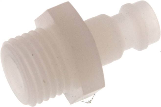 Kupplungsstecker (NW5) G 1/4", PVDF (AG)