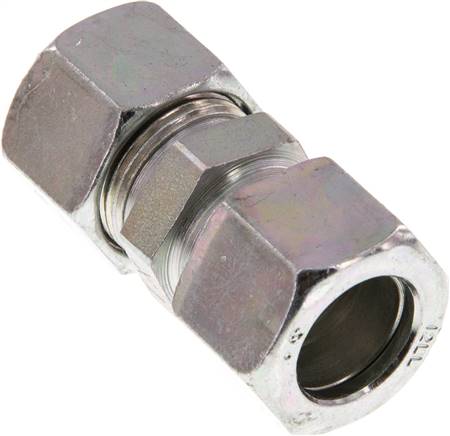 Gerade Schneidringverschraubung 12 LL (M16x1), Stahl verzinkt