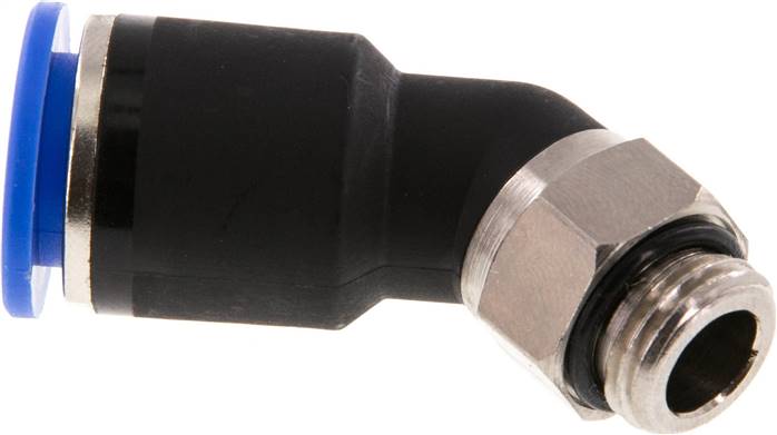 45°-Steckanschluss G 1/4"-12mm, IQS-Standard