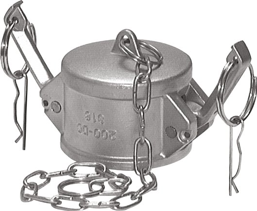 Kamlock-Verschlusskappe (DC) 6", Aluminium
