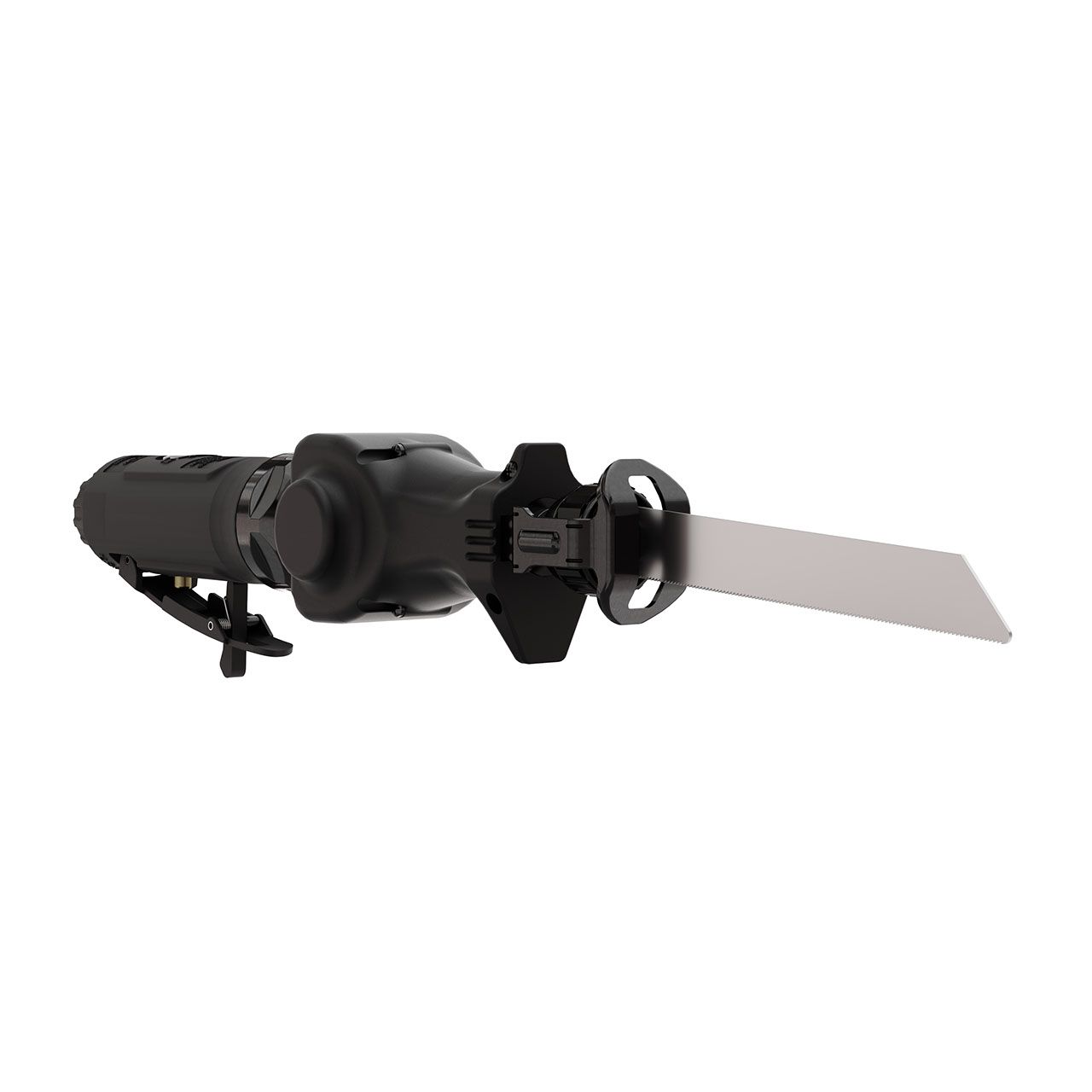 Rodcraft RC6070 Druckluft Säge, zahnradgetrieben, bis zu 4600 Hübe pro Minute, Sägehub 10 mm, inkl. 4 versch. Sägeblätter