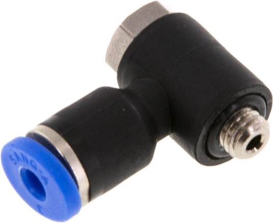 Winkel-Steckanschluss M 5-3mm, IQS-Standard, während der Montage positionierbar