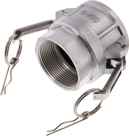 Kamlock-Kupplung (D) Rp 2"(IG), Aluminium