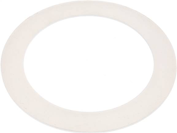 Gummi-Flanschdichtung DN 20 PN 10 28x60 mm schwarz Gummi-Flanschdichtung DN 20 PN 10 28x60 mm schwarz
